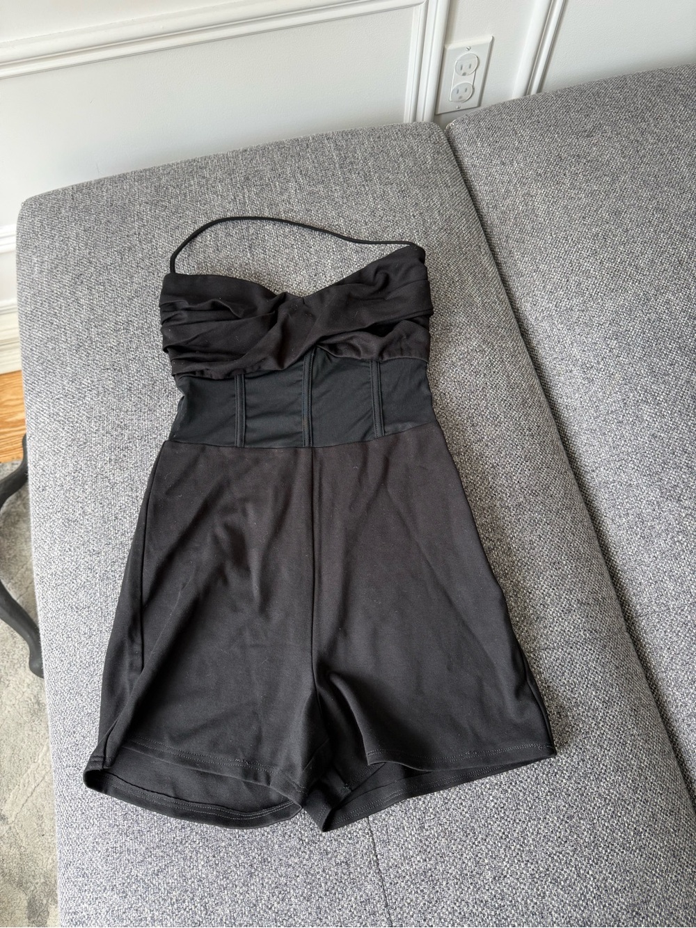 Tiger Mist black romper